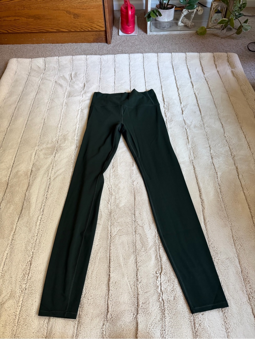 Vuori All The Feels Leggings, Evergreen, Size Small-Long